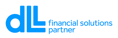 A picture of the logo of DLL, a global financial services company