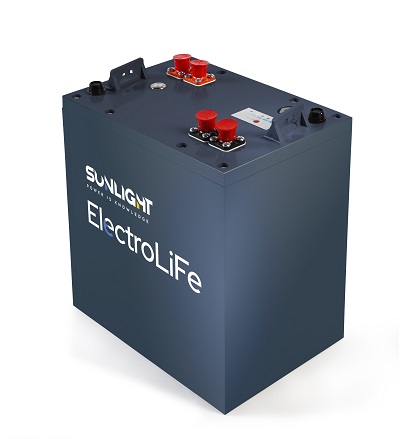 A picture of a lithium-ion battery from Sunlight Group Energy Storage Systems