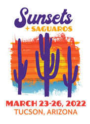 A picture of the FMCA Tuscon Expo poster touting Sunsets and Saguaros