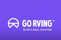 A screenshot of Go RVing's newly rebranded logo