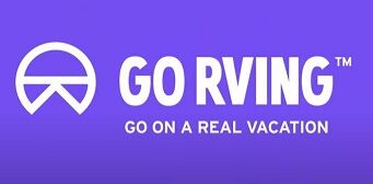 A screenshot of Go RVing's newly rebranded logo