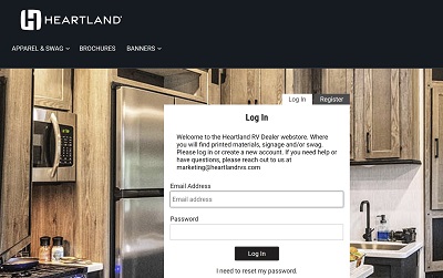A screenshot of the Heartland Dealer Store launched in July 2022