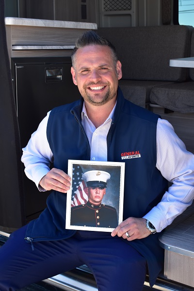 A picture of Joe Weider, General RV operations manager in Wixom, Michigan