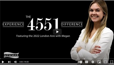 A screenshot of a Newmar video on its 2022 London Aire 4551