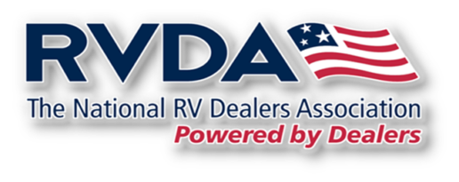 A picture of the RVDA logo with a flag