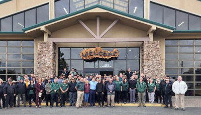 A picture of RV Retailer and Manteca Trailer and RV staff after RV Retailer bought Manteca