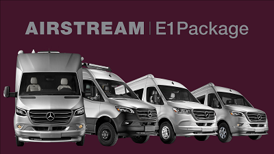 A picture of the Airstream E1 package promotion