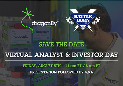 A picture of Dragonfly's Virtual Analyst and Investor Day Save-the-Date