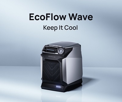 A picture of an Eco Flow portable air conditioner