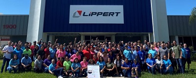 A picture of the team at Lippert Plant 113