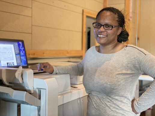 A picture of Shenika Lyons NRVTA student coordinator