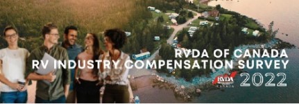 A picture of the RVDA of Canada RV Industry Compensation Survey Banner