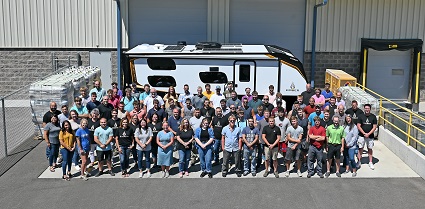 A picture of Ember RV's Milestone Team