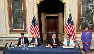 A picture of the 2022 FICOR White House Signing Ceremony