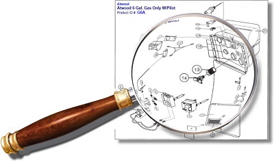 A picture of the Paradigm partfinder magnifying glass