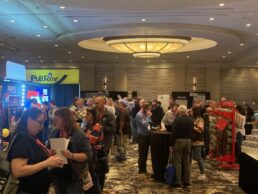 A picture of Arrow's Exhibitor's Showcase show floor at the Luxor in Las Vegas.