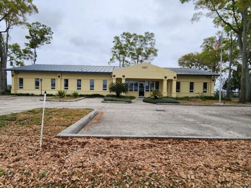 A picture of the Florida RV Trade Association's new building in Tampa, Florida.