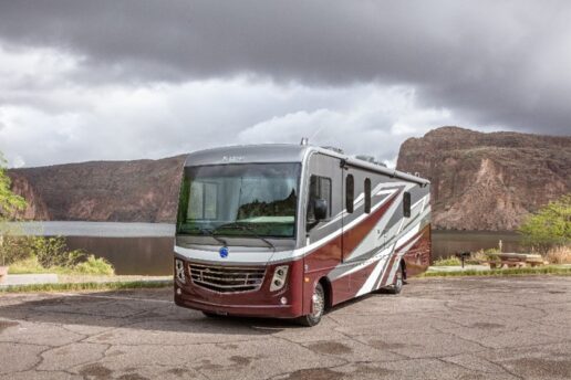 A picture of the 2023 Rev Group Holiday Rambler Eclipse Type A Gas Motorhome