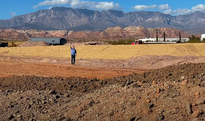 A picture of the Indy RV planned site