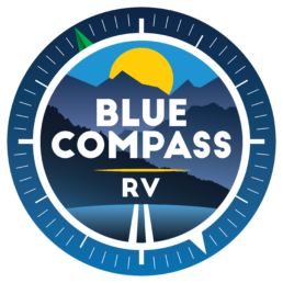 A picture of the Blue Compass RV logo