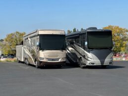 A picture of the National Powersport Auctions motorhomes.