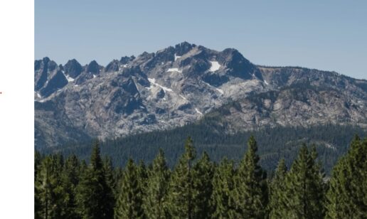 A picture of the North Yuba landscape, part of the National Forest Federation's forests.