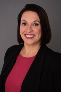 A picture of Nicole Armstrong, Priority One Financial Services' marketing leader