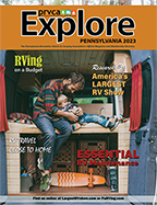 A picture of the cover of PRVCA's 2023 Explore magazine and member directory.