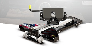 A picture of Pullrite's short truck bed hitch the 3200 14K ISR Series Super Glide