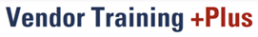 A picture of the logo for RVDA's Vendor Training +Plus sessions at its annual convention/expo.
