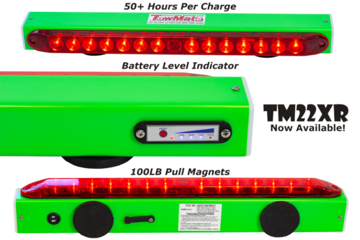A picture of a graphic of TowMate's TM22XR from various angles.