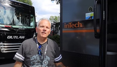 A screenshot before a tour of InTech's OVR Expedition at Hershey America's Largest RV Show