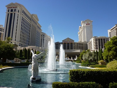 A picture of Caesars palace in Las Vegas, Nevada
