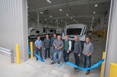 A picture of Jayco's new PDI facility