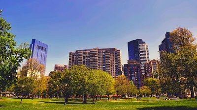 A picture of Boston's skyline