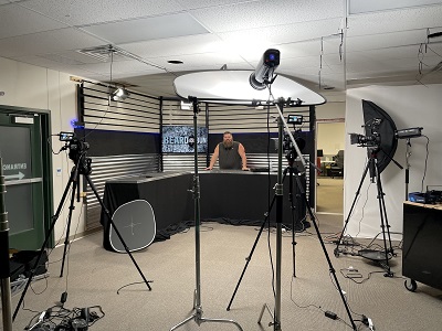 A picture of a video setup at the NRVTA training school