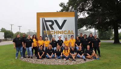 A picture of RVTI students