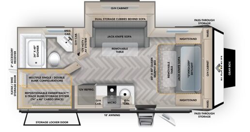 A picture of the Ember Overland 221_MSL Floorplan