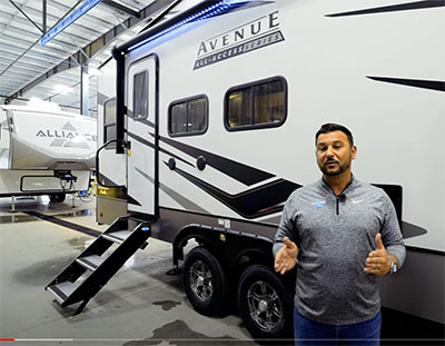 A picture of the Alliance 2023 Avenue All Access 26RD Fifth Wheel Video tour with Ab Saleh