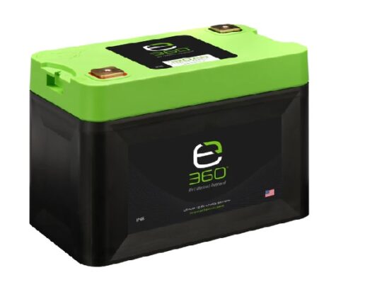 A picture of the Expion360 120 Amp Hour Lithium Battery