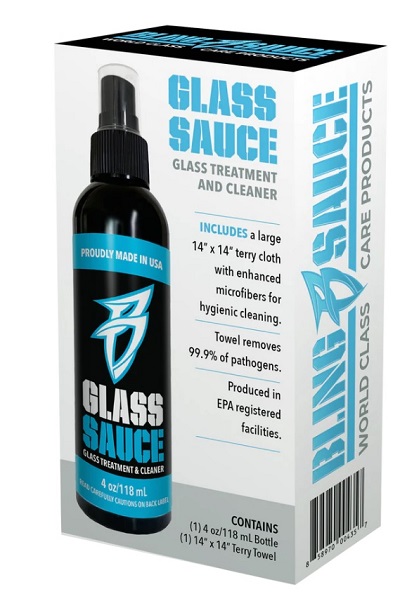 A picture of the Bling Sauce Glass Sauce Glass Treatment and Cleaner Kit