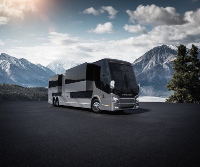 A picture of the Prevost H3_45 Type A 2923 exterior