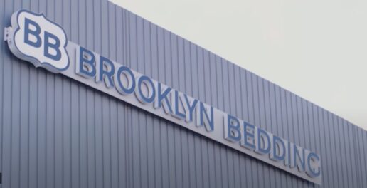 A picture of the exterior of the Brooklyn Bedding building