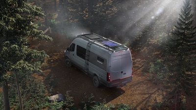 A picture of a rendering of Outside Vans Approach Type B Motorhome