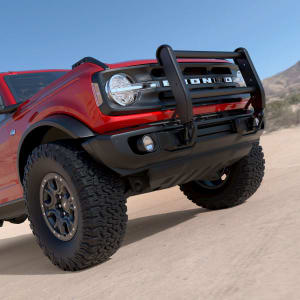 A picture of the Aries Forefront 2021 Ford Bronco grill protection product