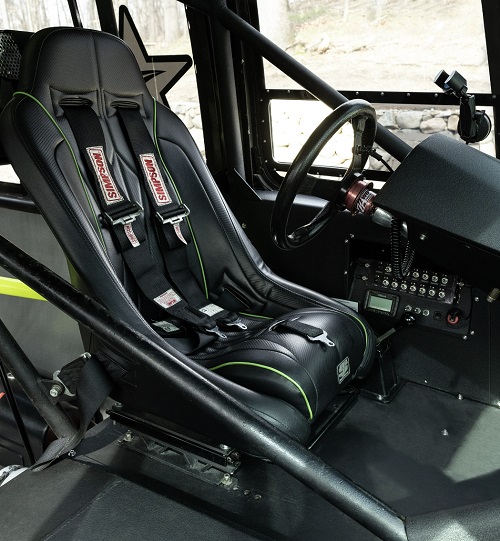 A picture of "MoHo's" Driver's seat.