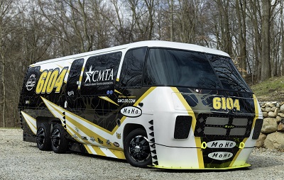 A picture of RecPro's World's Fastest RV nicknamed "MoHo"