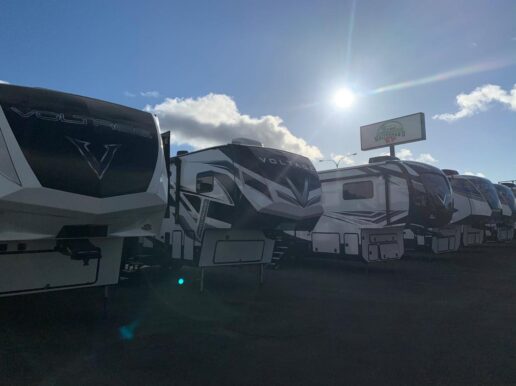 A picture of Halterman's RV to be acquired by Camping World