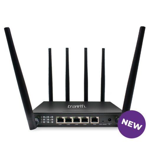 A picture of the TravelFi Journey XTR Router