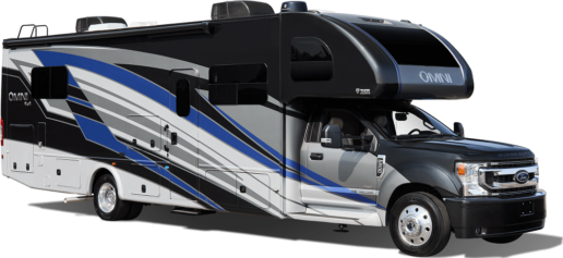 An exterior picture of the 2024 Thor Motor Coach Omni Super C motorhome